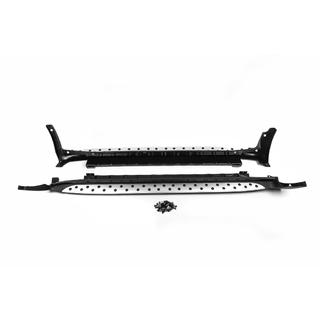 Бокові пороги OEM V1 (2 шт., Алюміній) Chevrolet Trax 2012-2023 рр. фото 3