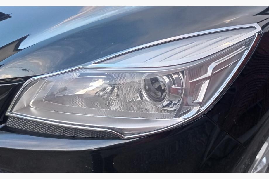 Ford Kuga/Escape 2013-2019 рр. Накладки на фари 2013-2016 (ABS) Фото 1