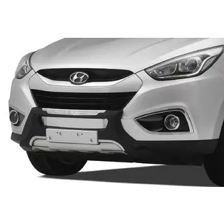 Передня пластикова накладка V4 Hyundai IX-35 2010-2015 рр. фото 1