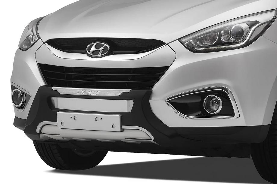 Hyundai IX-35 2010-2015 рр. Передня пластикова накладка V4 Image