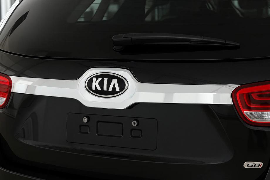 Kia Sorento III UM 2014-2020 рр. Накладка над номером Libao V1 (Пластик) Фото 4
