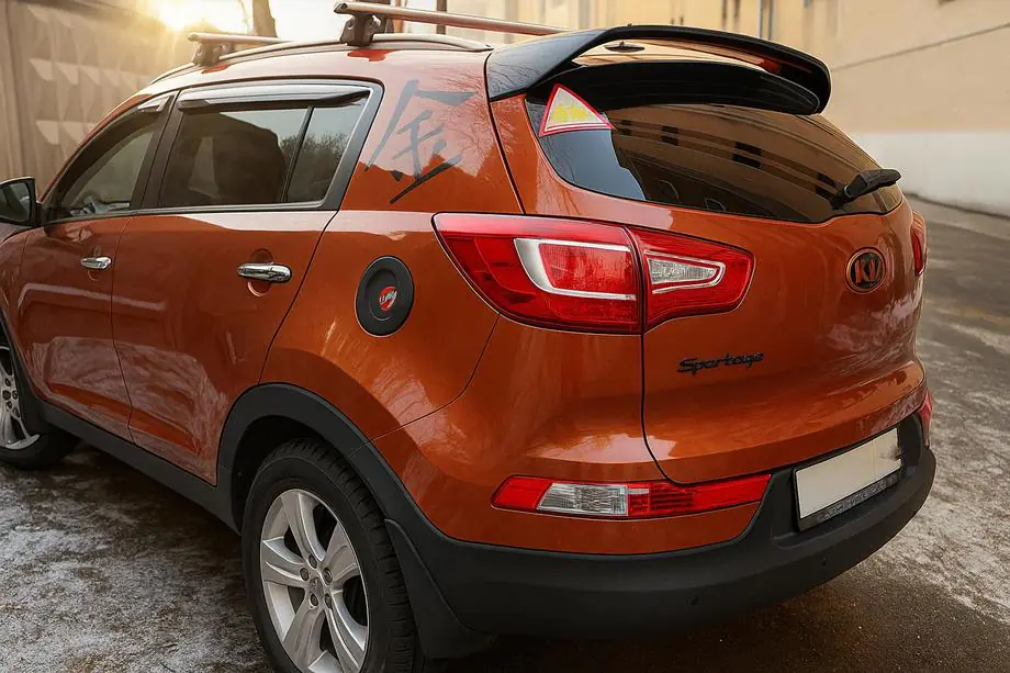 Kia Sportage 2010-2015 рр. Спойлер Libao (під фарбування) Фото 2