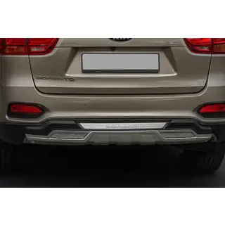 Накладка на задній бампер Libao V2 Kia Sorento III UM 2014-2020 рр. фото 1
