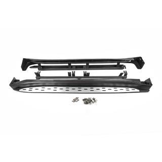 Бокові пороги V2 2016 (2 шт, алюміній) Mitsubishi Outlander 2012-2021 рр. фото 4