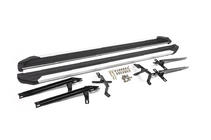 Nissan X-trail T31 2007-2014 рр. Бокові пороги OEM V1 (2 шт, алюм.) фото 2