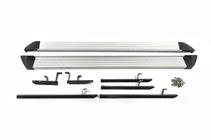 Nissan X-trail T31 2007-2014 рр. Бокові пороги OEM V2 (2 шт, алюм.) фото 2