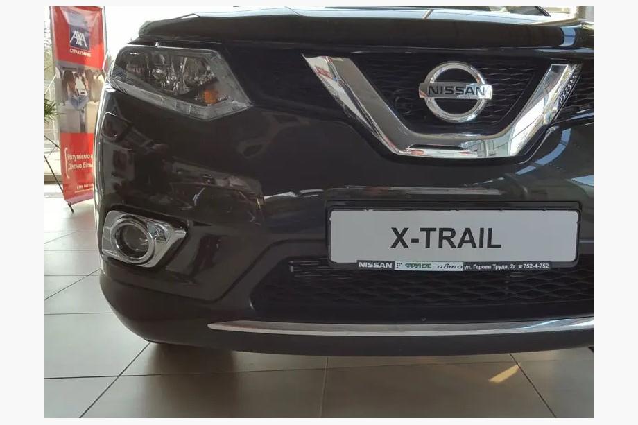 Nissan X-trail T32/Rogue 2014-2021 рр. Накладки на протитуманки Libao (2 шт, пласт) Фото 3