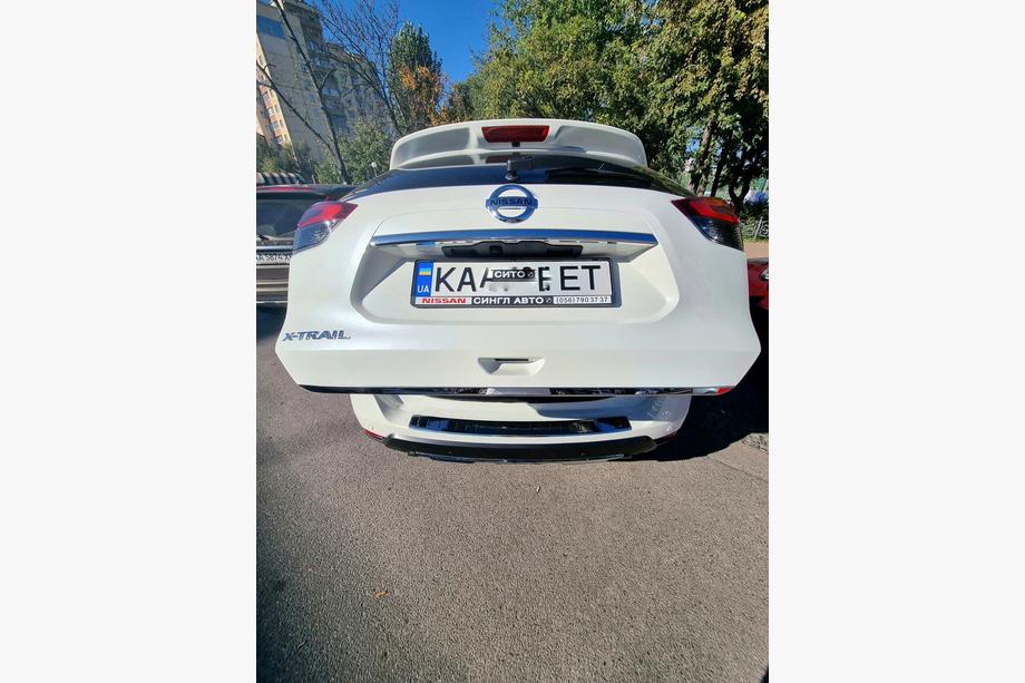Nissan X-trail T32/Rogue 2014-2021 рр. Кромка багажника Libao (нерж) Фото 1