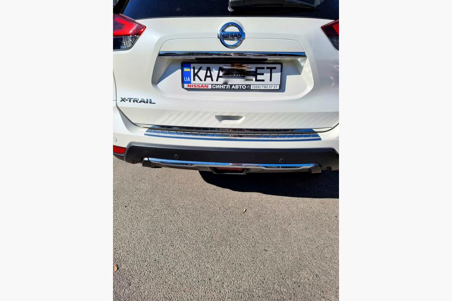 Nissan X-trail T32/Rogue 2014-2021 рр. Кромка багажника Libao (нерж) Фото 4