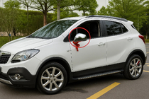 Opel Mokka 2012-2021 рр. Накладки на дзеркала Libao (2 шт., пласт) фото 3