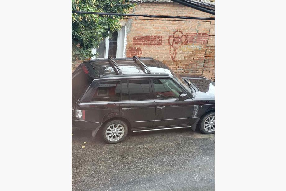 Range Rover III L322 2002-2012 рр. Рейлінги з перемичками OEM 2006-2012 (чорні) Image