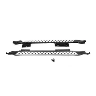 Бокові пороги OEM V2 (2 шт, алюм) Subaru Outback 2009-2014 рр. фото 4