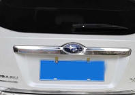 Subaru XV 2011-2017 рр. Накладка над номером Libao (нерж) фото 1