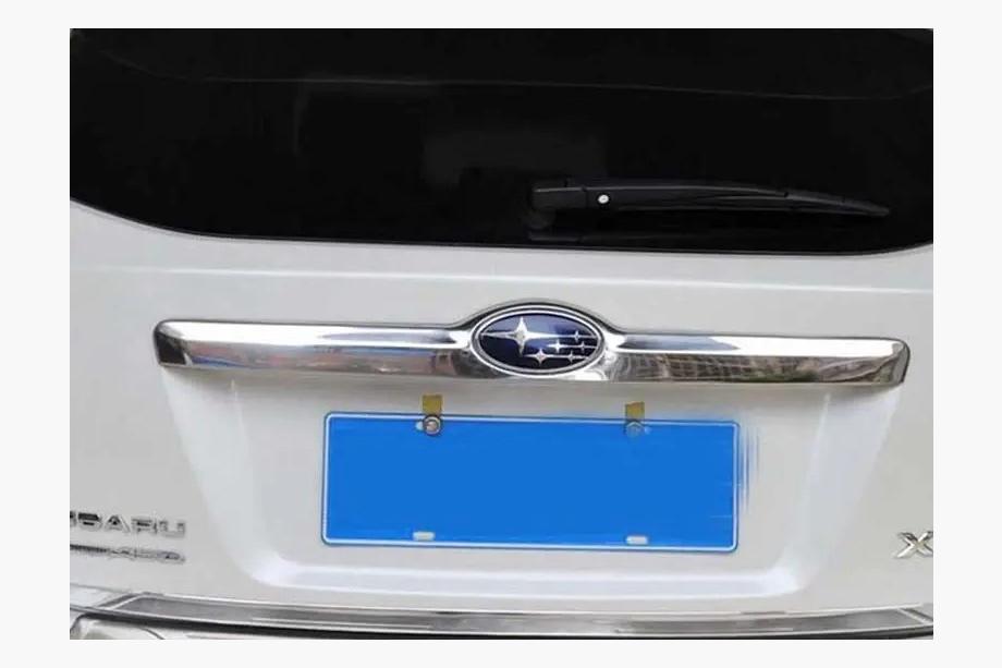Subaru XV 2011-2017 рр. Накладка над номером Libao (нерж) Image