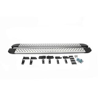 Бокові пороги OEM V1 для LONG (2 шт., Алюміній) Toyota Rav 4 2006-2013 рр. фото 2