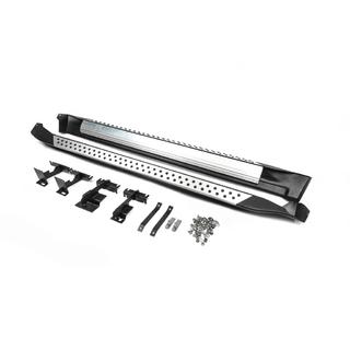 Бокові пороги OEM V2 для Long (2 шт., Алюміній) Toyota Rav 4 2006-2013 рр. фото 2