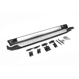 Бокові пороги OEM V2 для Long (2 шт., Алюміній) Toyota Rav 4 2006-2013 рр. фото 1