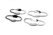 Toyota Rav 4 2013-2018 рр. Накладки під ручки Libao (4 шт, пласт) фото 5