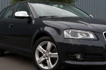 Audi A3 2003-2012 рр. Накладки на дзеркала 2010-2012 (2 шт., нерж.) фото 1