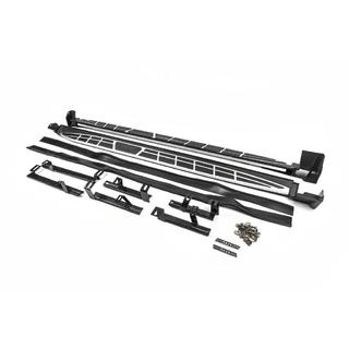 Бокові пороги OEM V5 (2016-2018, 2 шт, алюміній) Toyota Rav 4 2013-2018 рр. фото 2