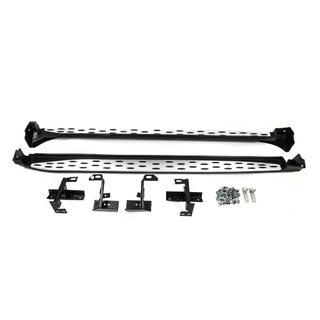 Бокові пороги OEM V6 (2016-2018, 2 шт, алюміній) Toyota Rav 4 2013-2018 рр. фото 2