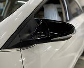 Hyundai Elantra (MD/UD) 2011-2015 рр. Накладки на дзеркала із вирізом під поворот BMW-style (2 шт) фото 3