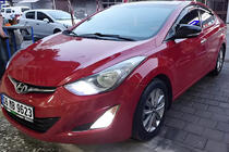 Hyundai Elantra (MD/UD) 2011-2015 рр. Накладки на дзеркала із вирізом під поворот BMW-style (2 шт) фото 6