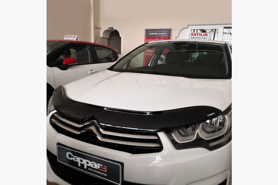 Citroen C-4 2010-2018 рр. Дефлектор капота (Eurocap) Image