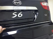 BYD S6 2010-2016 рр. Кромка багажника Libao (нерж) фото 3