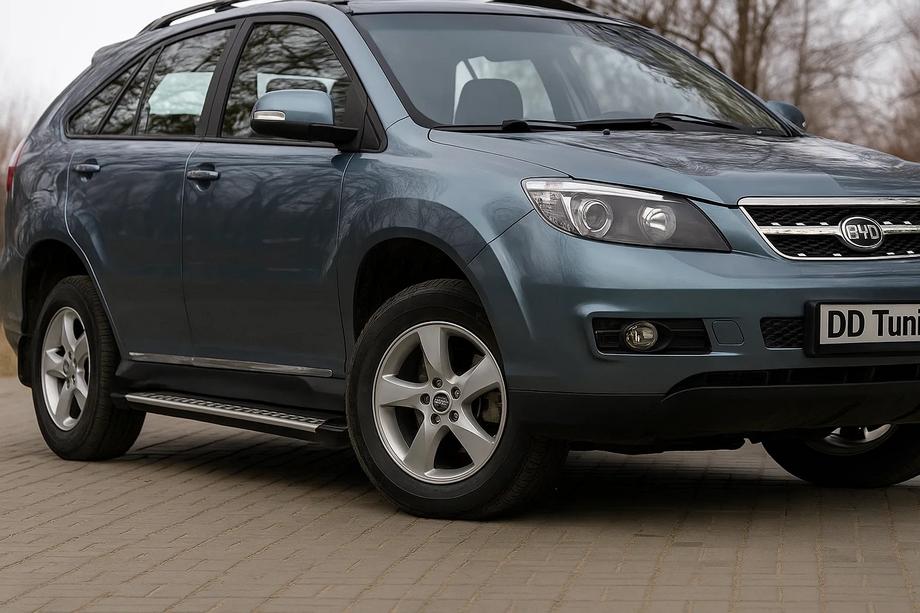 BYD S6 2010-2016 рр. Бокові пороги OEM V2 (2 шт, алюміній) Image