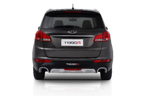 Chery Tiggo 5 2013- рр. Задня накладка фото 1
