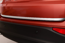 Chery Tiggo 5 2013- рр. Кромка багажника Libao (нерж) фото 1