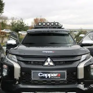 Козирок на лобове скло Mitsubishi L200 2015-2024 рр. фото 4