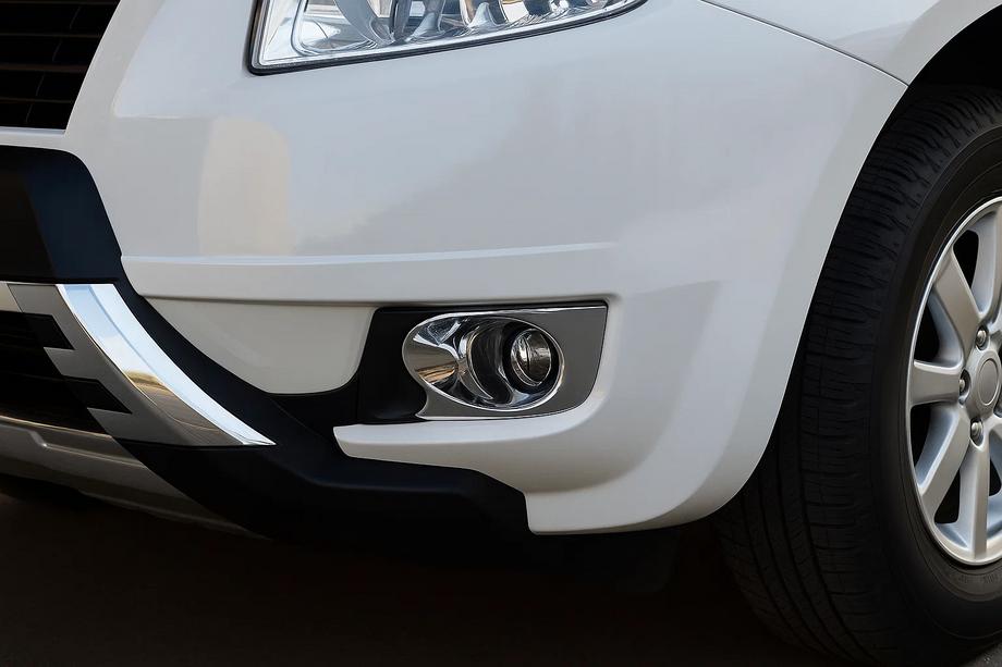 Geely Emgrand X7 2011- рр. Накладки на протитуманки Libao (2 шт, пласт) Фото 3