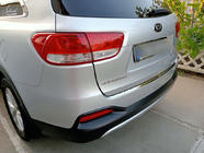 Kia Sorento III UM 2014-2020 рр. Накладка на задній бампер (нерж) фото 6