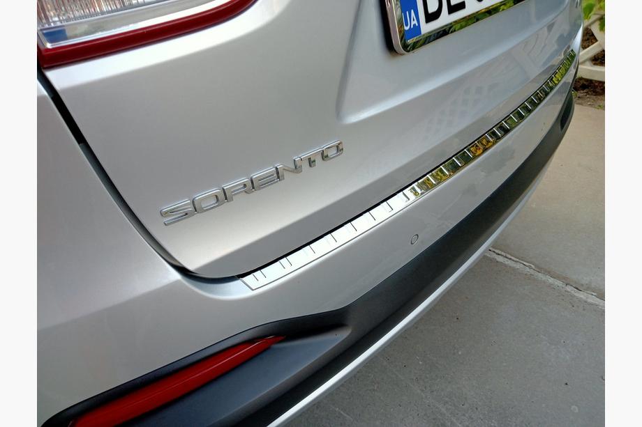 Kia Sorento III UM 2014-2020 рр. Накладка на задній бампер (нерж) Image