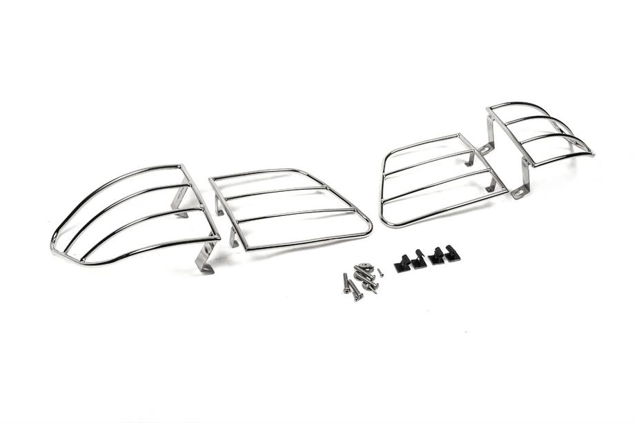 Toyota Fortuner 2006-2015 рр. Захист задніх ліхтарів (нерж) Фото 4