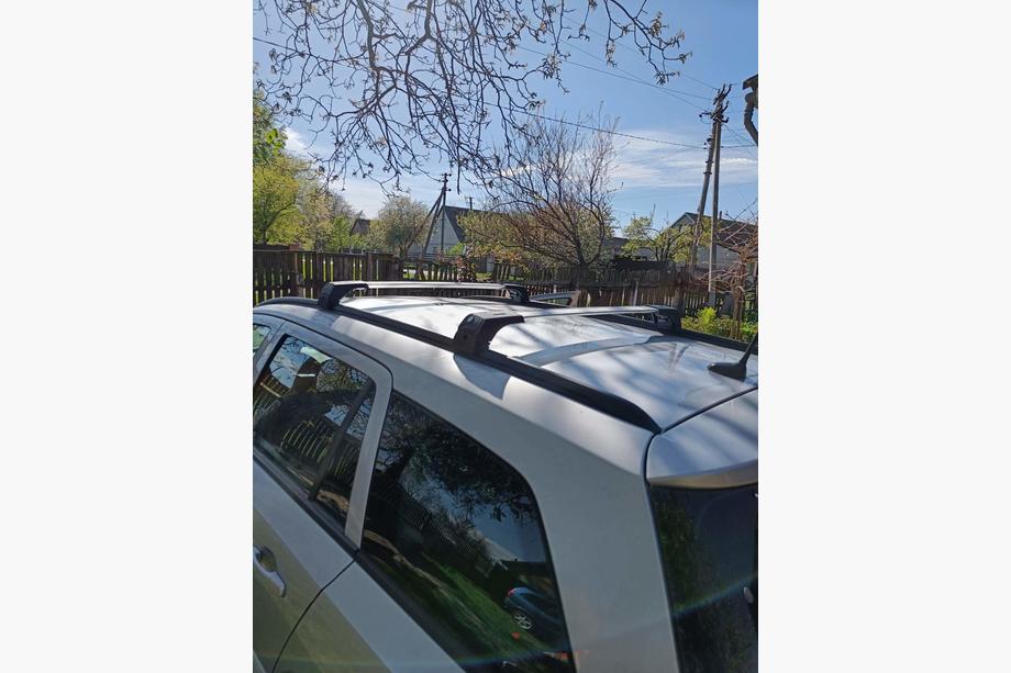 Opel Astra H 2004-2013 рр. Перемички на вбудовані рейлінги під ключ Skybar V2 (2 шт) Фото 2