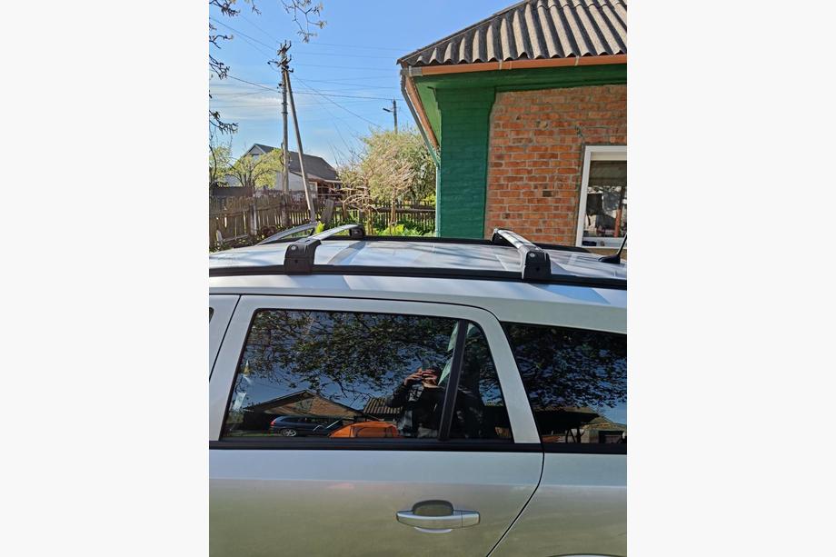 Opel Astra H 2004-2013 рр. Перемички на вбудовані рейлінги під ключ Skybar V2 (2 шт) Фото 12