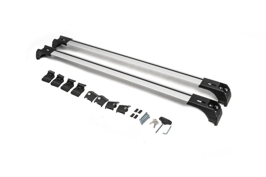Opel Astra H 2004-2013 рр. Перемички на вбудовані рейлінги під ключ Skybar V2 (2 шт) Фото 4