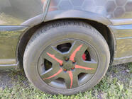 Opel Omega B 1994-2003 рр. Накладки на арки (4 шт, чорні, ABS-пластик) фото 1