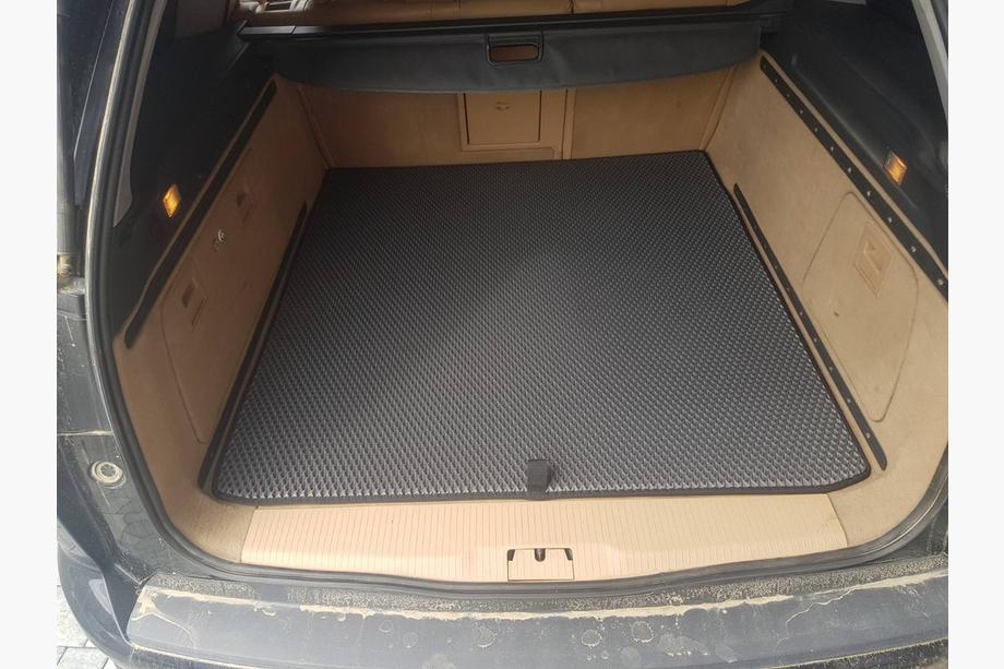 Opel Vectra C 2002-2008 рр. Килимок багажника (EVA, поліуретан, чорний) SW Фото 2