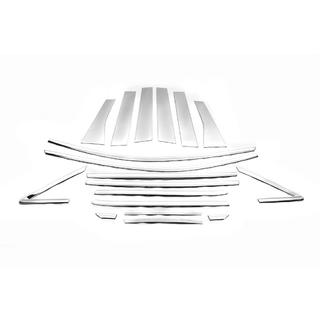 Повна окантовка скла Libao (18 частин, нерж) Ford Kuga/Escape 2013-2019 рр. фото 1