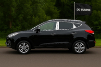 Hyundai IX-35 2010-2015 рр. Повна окантовка стекол та стійок LIBAO (20 шт, нерж.) фото 1