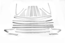 Hyundai IX-35 2010-2015 рр. Повна окантовка стекол та стійок LIBAO (20 шт, нерж.) фото 2