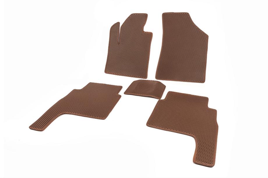 Hyundai Santa Fe 2 2006-2012 рр. Килимки EVA (цегляні) 2006-2010 Фото 2