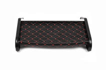Renault Trafic 2001-2015 рр. Полиця на панель (2010-2014, Чорна з червоною ниткою) фото 4
