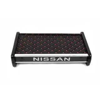 Полиця на панель (2001-2010, Чорна з червоною ниткою) Nissan Primastar 2002-2014 рр. фото 2