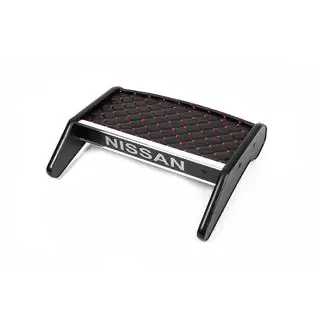 Полиця на панель (2010-2014, Чорна з червоною ниткою) Nissan Primastar 2002-2014 рр. фото 1
