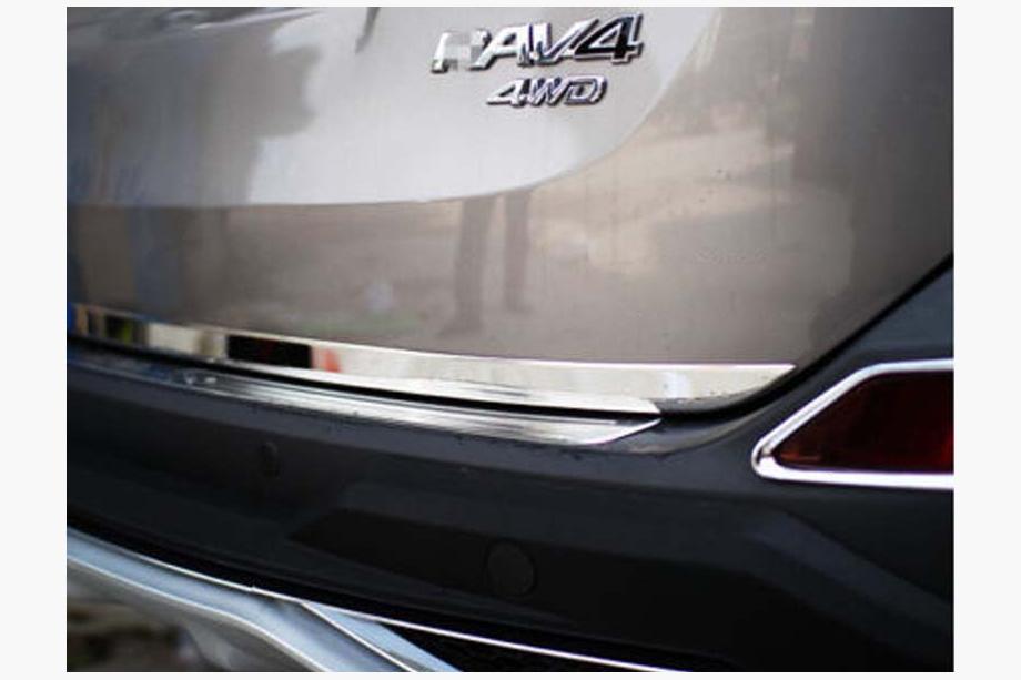 Toyota Rav 4 2013-2018 рр. Кромка багажника Libao V2 (нерж.) Image